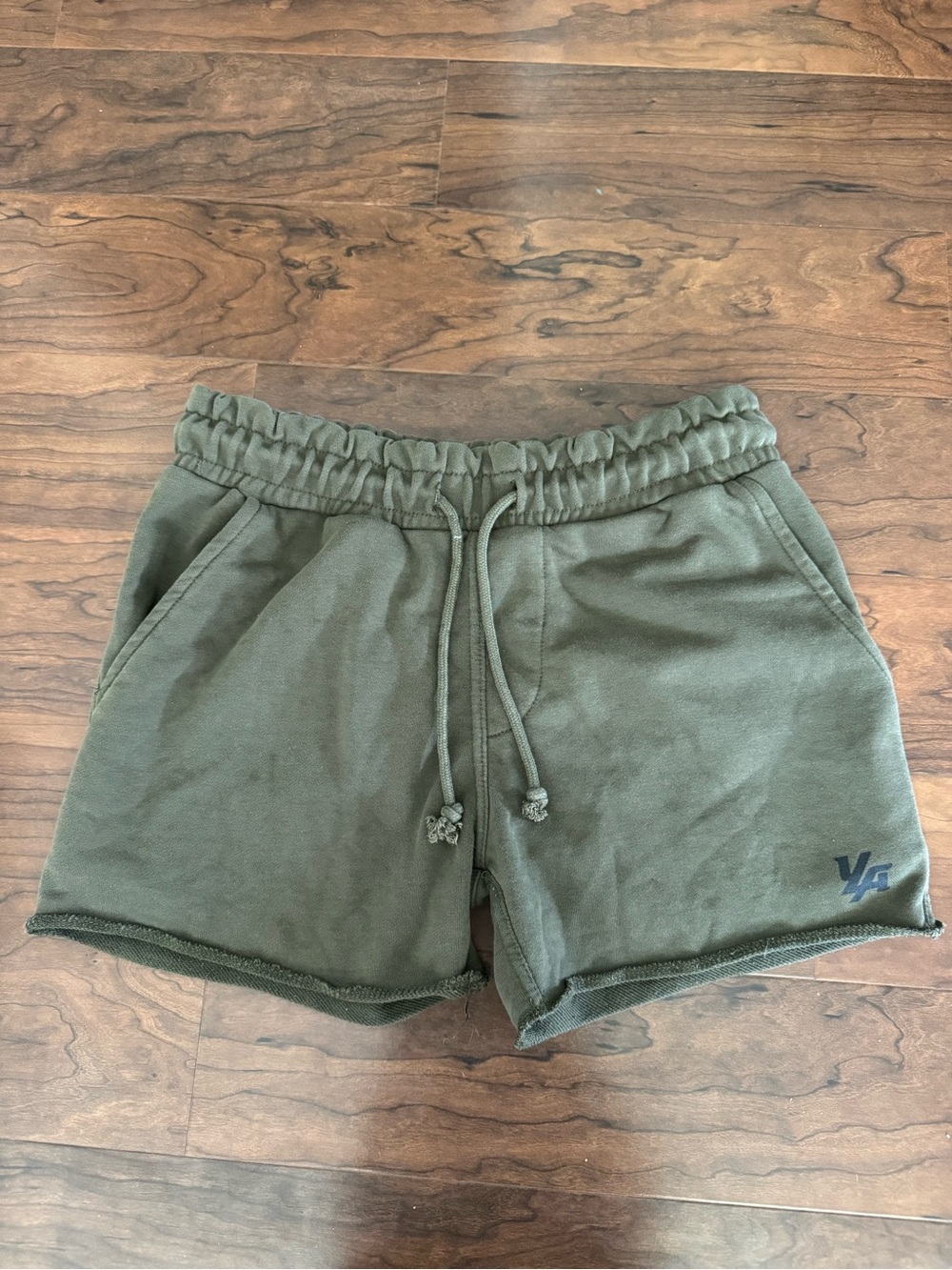 YoungLA Olive Green Athletic Drawstring Shorts